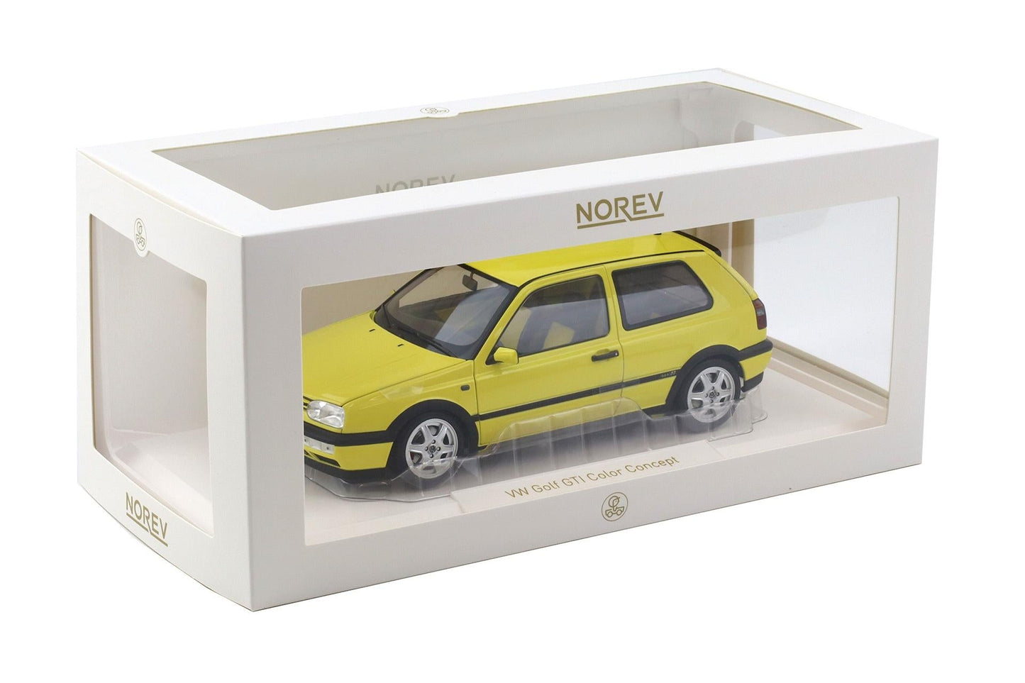 Norev 1994 Volkswagen Golf GTI MK3 Color Concept Yellow 1:18