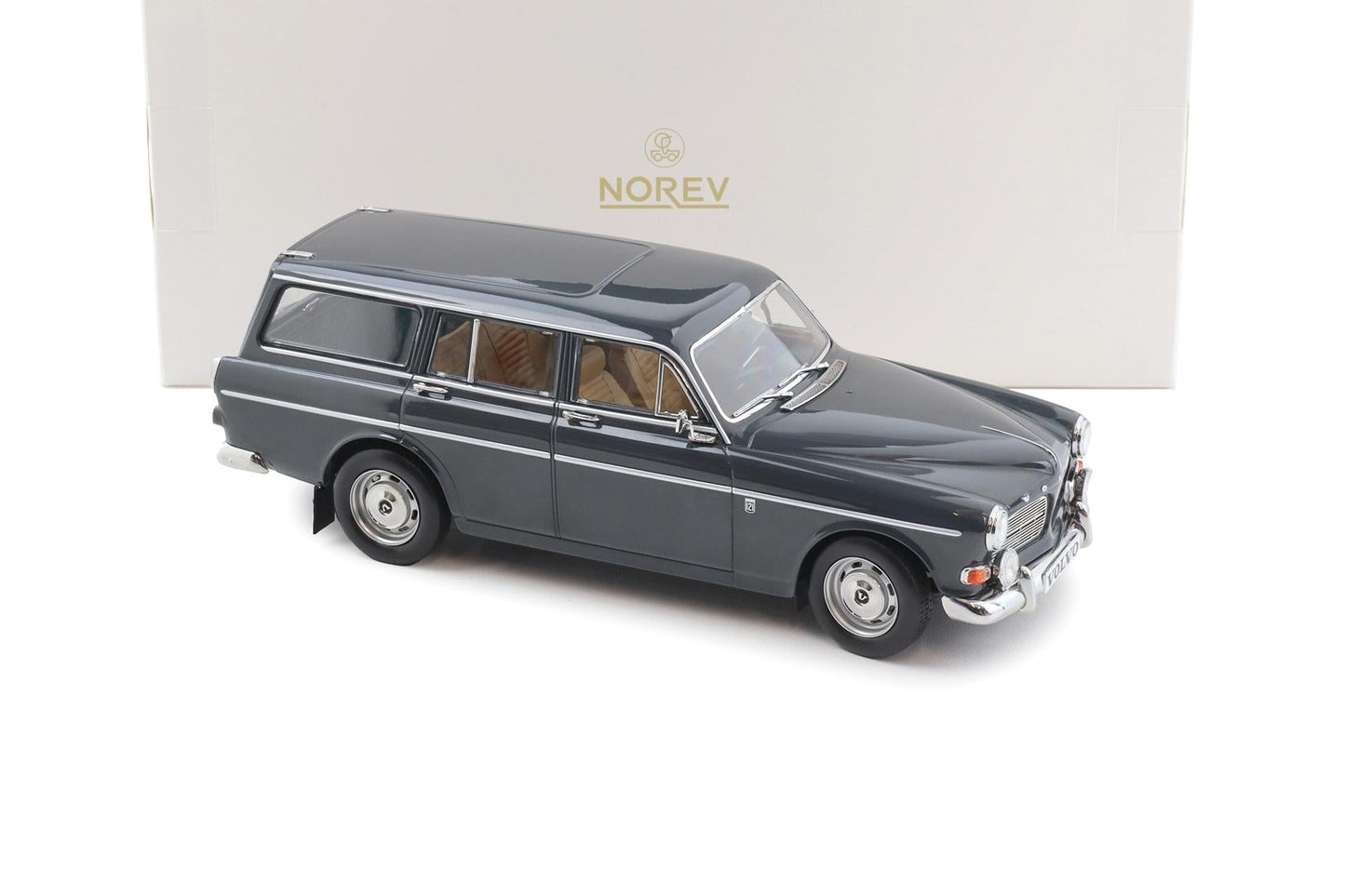 Norev 1966 Volvo Amazon Break Wagon Graphite Grey 1:18