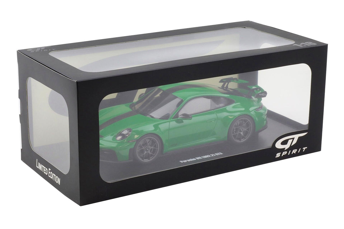STM Diecast GT Spirit 2025 Porsche 911 992.2 GT3 w/ Weissach Package Viper Green 1:18 - View 4