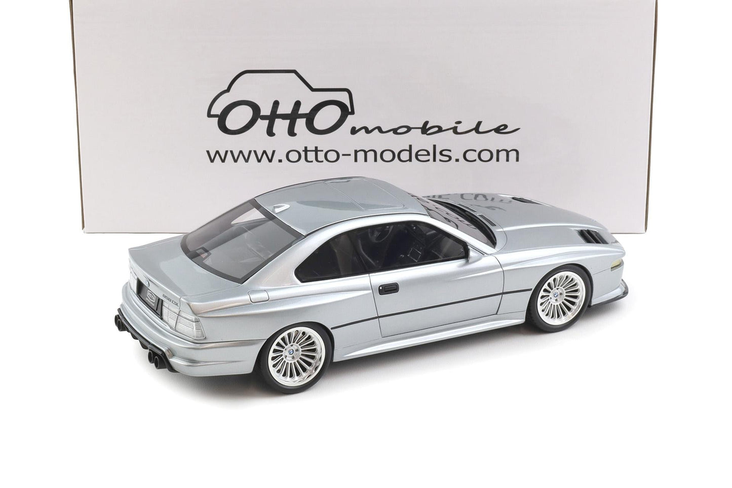 Otto 2024 BMW 858 CSL E31 by Jonsibal Chrome Shadow Metallic 1:18