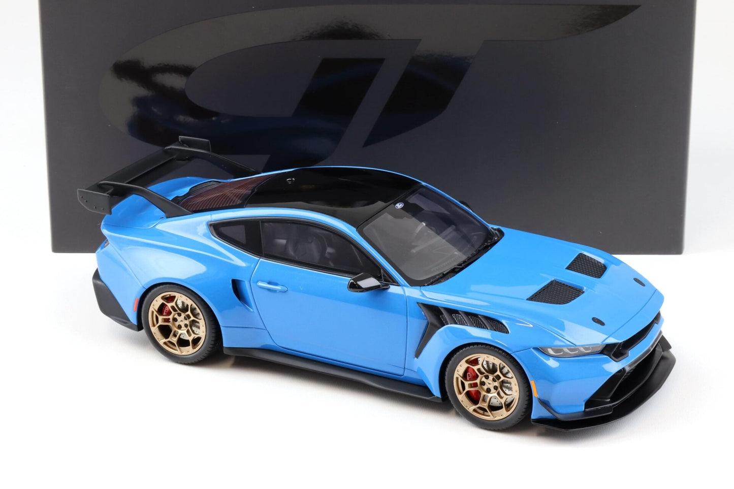 GT Spirit 2024 Ford Mustang GTD Coupe Grabber Blue 1:18