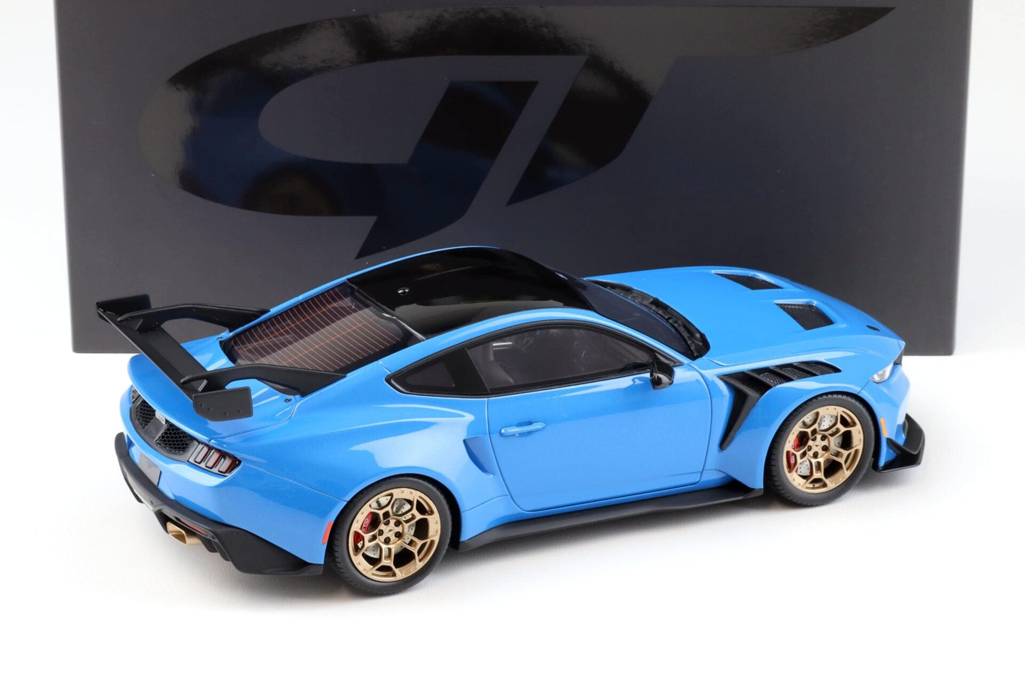 GT Spirit 2024 Ford Mustang GTD Coupe Grabber Blue 1:18