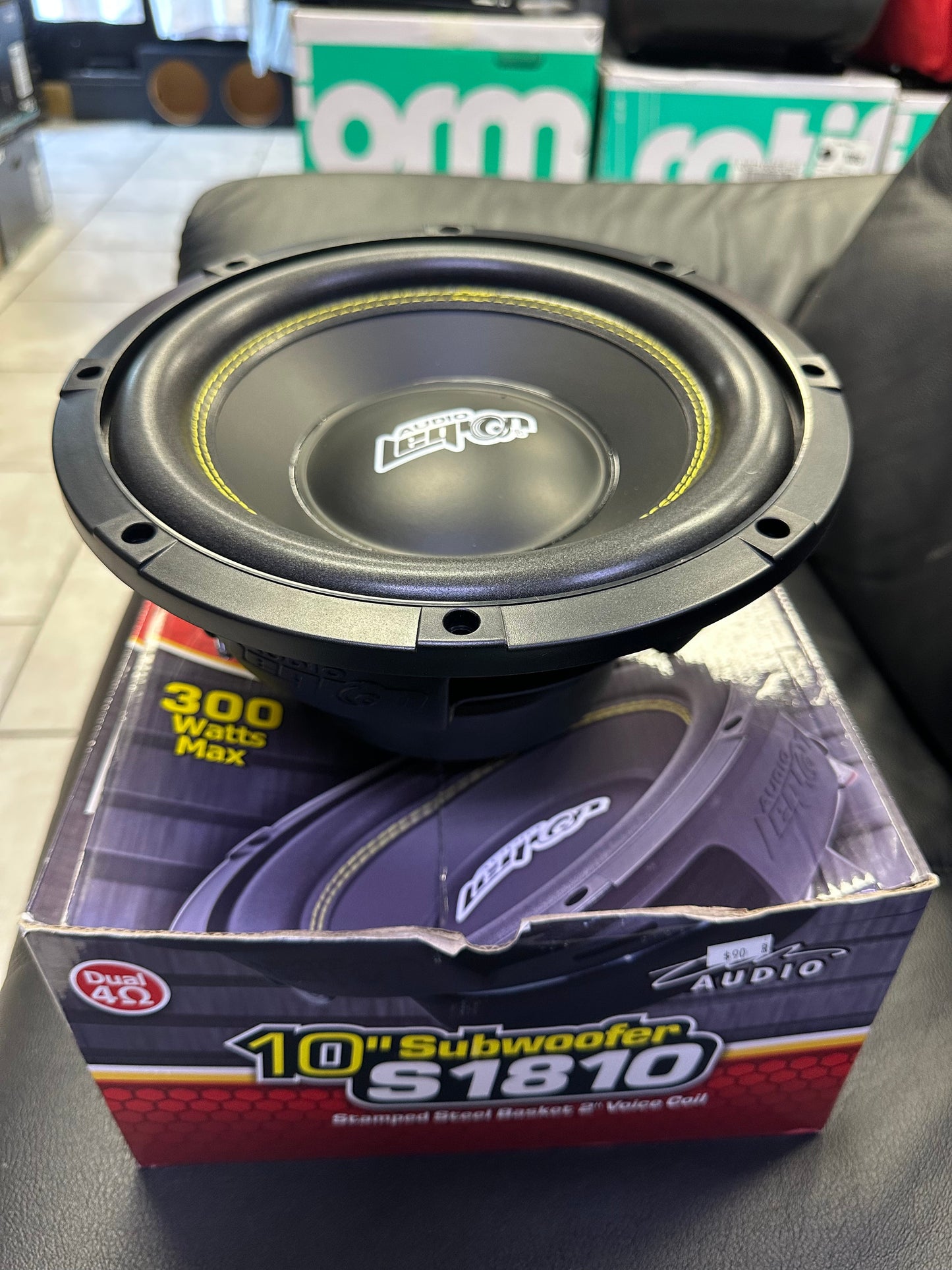 Audio Legion S1810 10" Subwoofer Dual 4 Ohm - High Output Bass Speaker