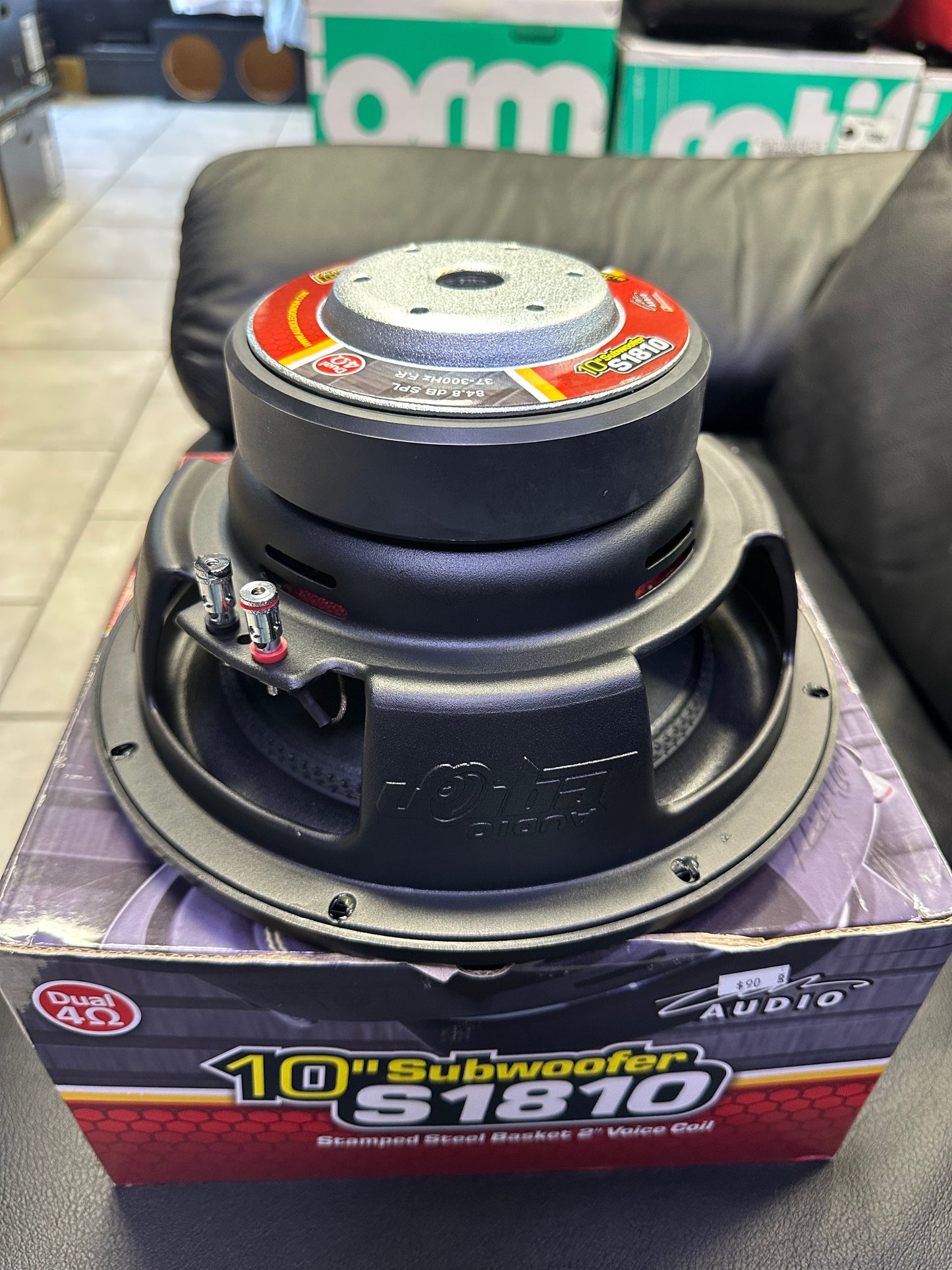 Audio Legion S1810 10" Subwoofer Dual 4 Ohm - High Output Bass Speaker