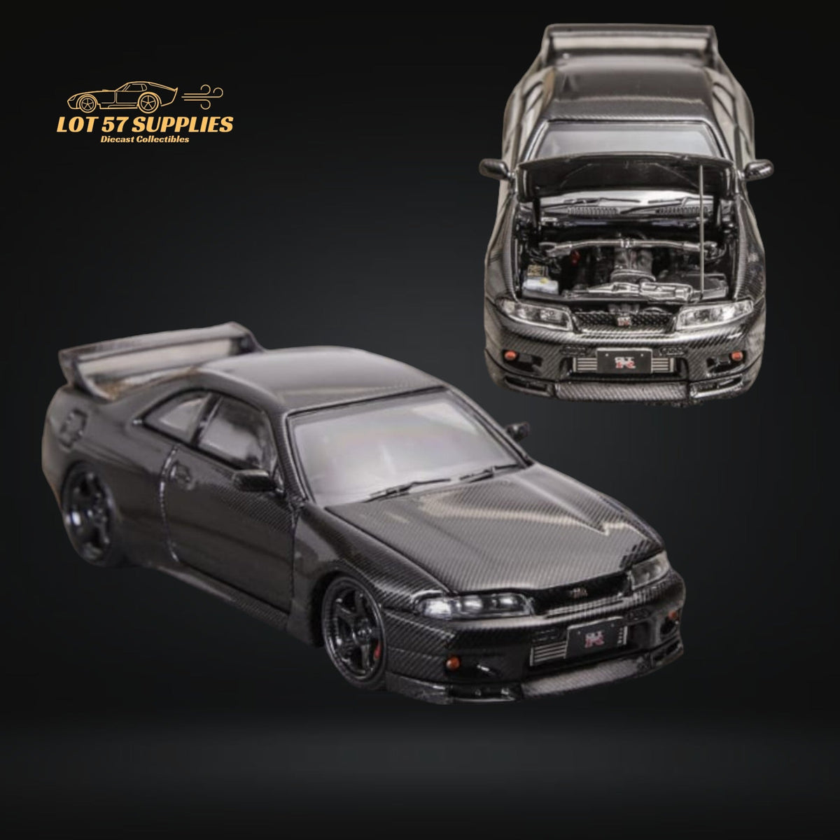 Focal Horizon Nissan Skyline GT-R R33 Black 1:64
