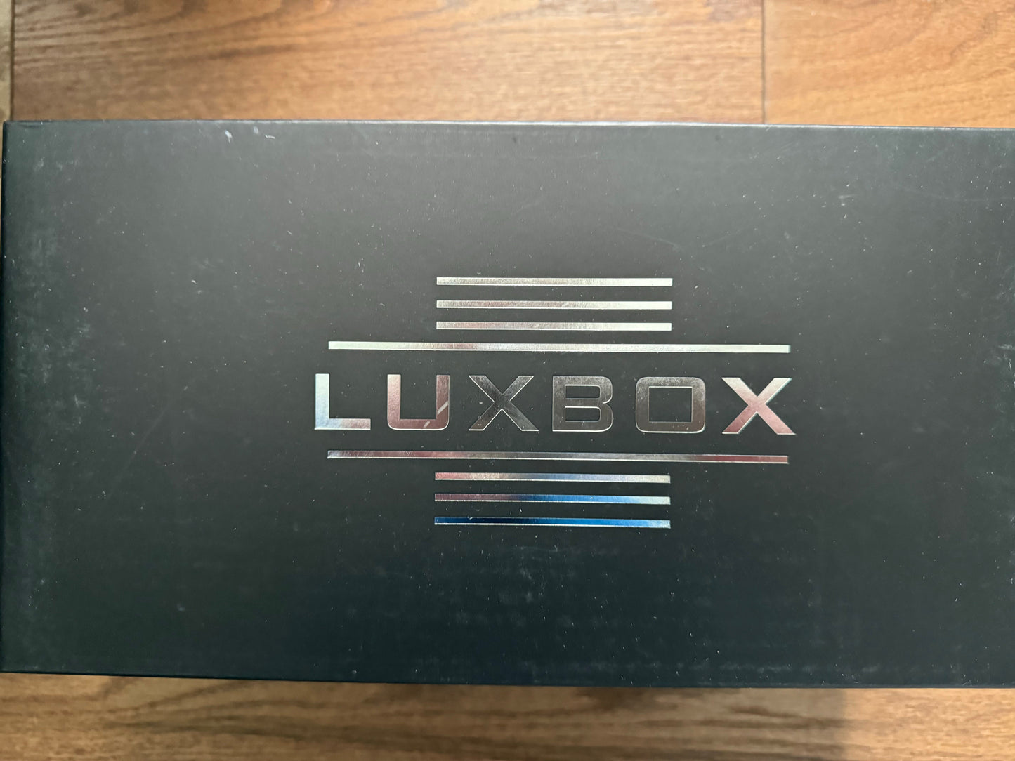 Luxbox Display Case with Brown Leather (synthetic) Base 1:18