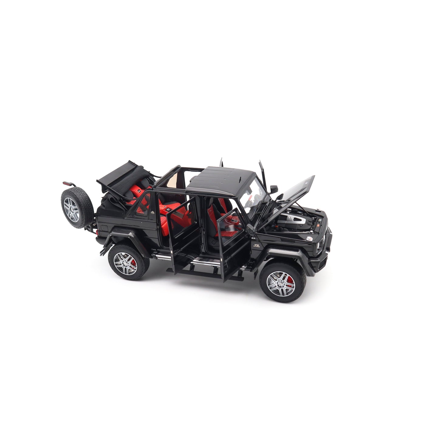 Almost Real 2017 Mercedes Benz Maybach G650 G Class Landaulet W463 Mocha Black Metallic 1:18