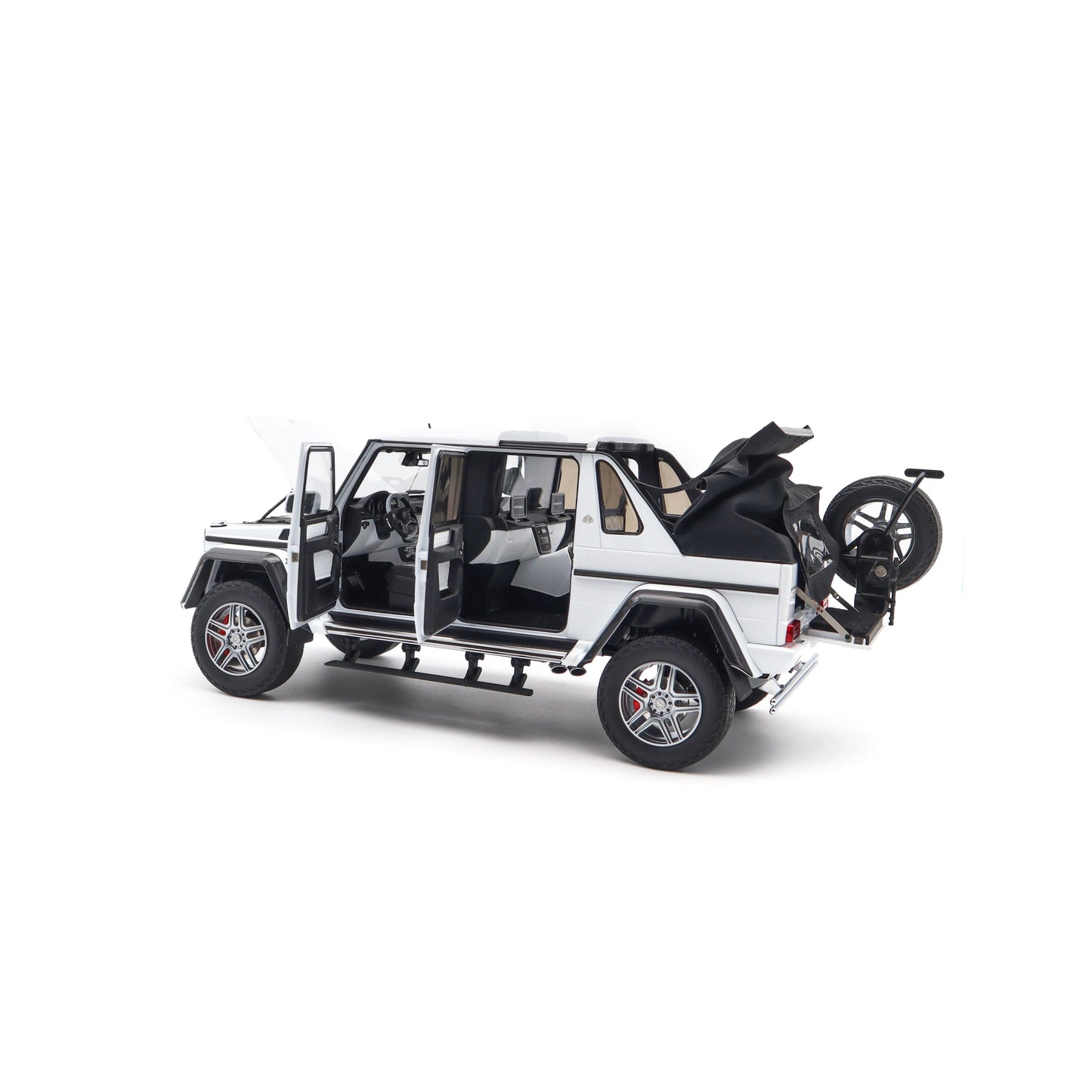 Almost Real 2017 Mercedes Benz Maybach G650 G Class Landaulet W463 White 1:18