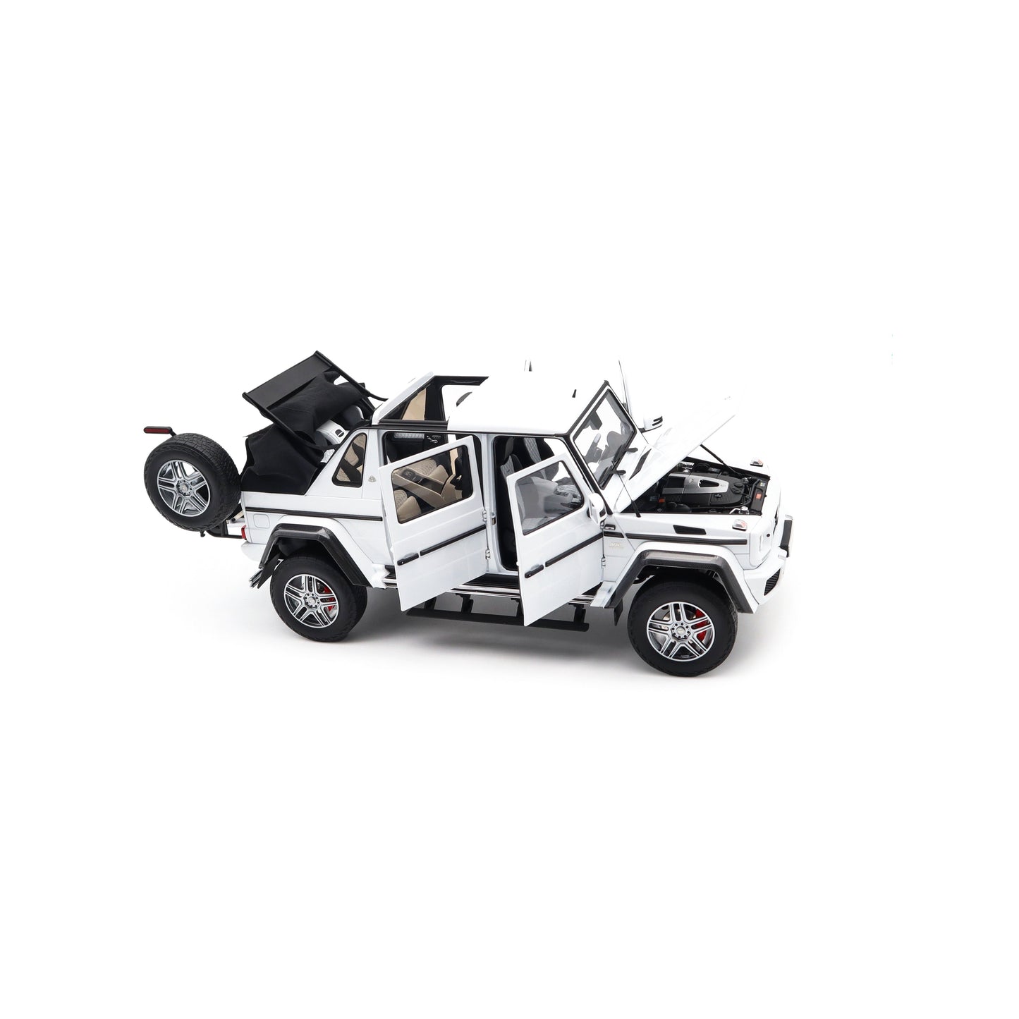 Almost Real 2017 Mercedes Benz Maybach G650 G Class Landaulet W463 White 1:18