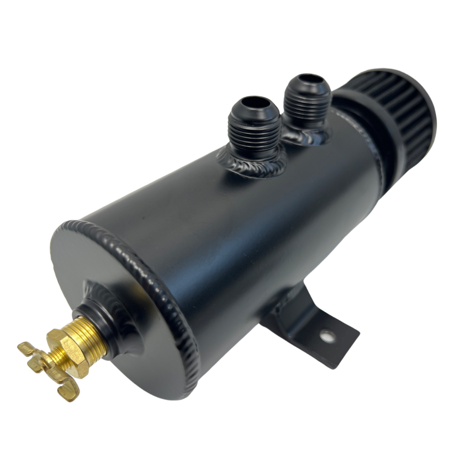 AN10 Universal Filtered Performance Oil Catch Can  2 Port -10AN Air Filter