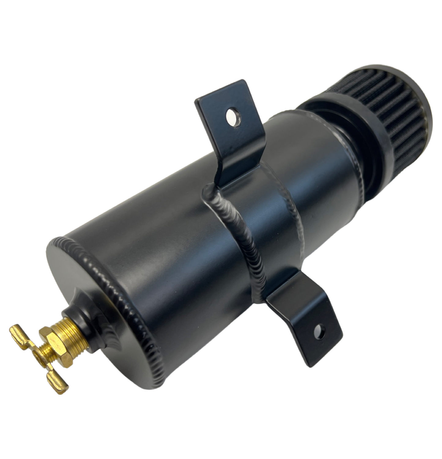 AN10 Universal Filtered Performance Oil Catch Can  2 Port -10AN Air Filter