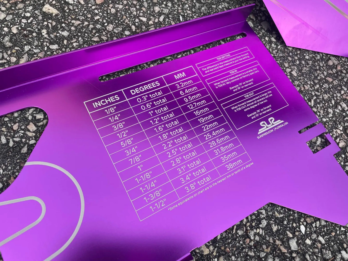 SLR Big Truck Alignment Plates