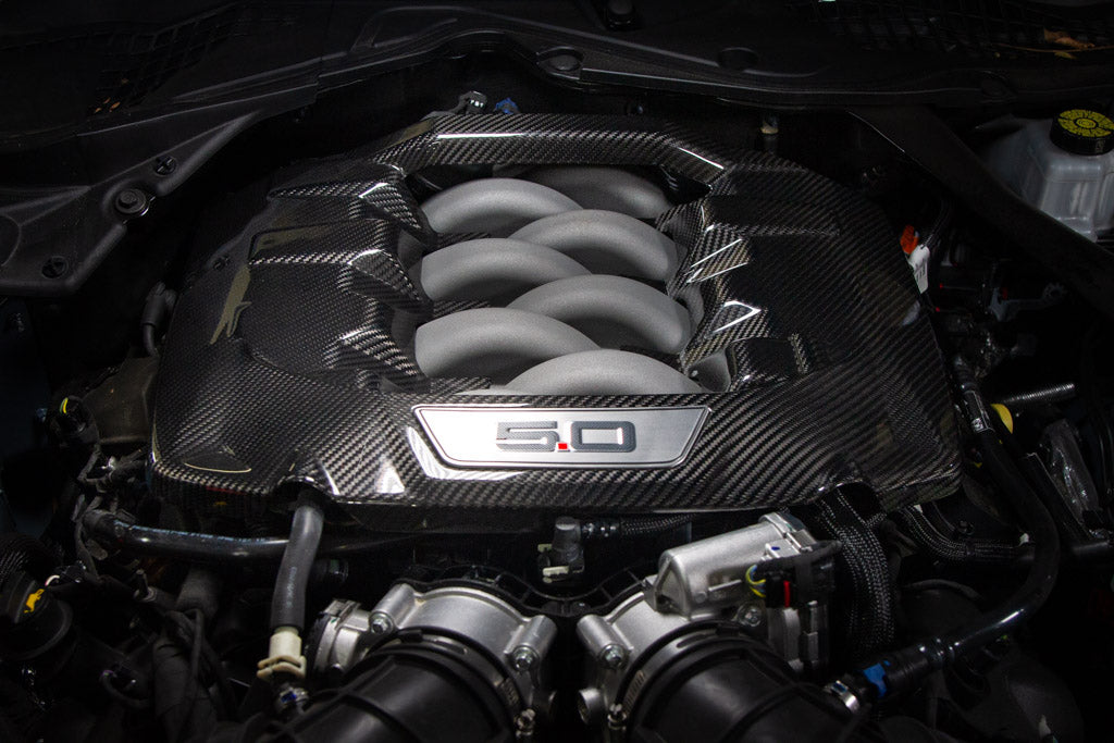 Carbon Fiber Engine Cover -  Ford S650 Mustang  2024 - Current