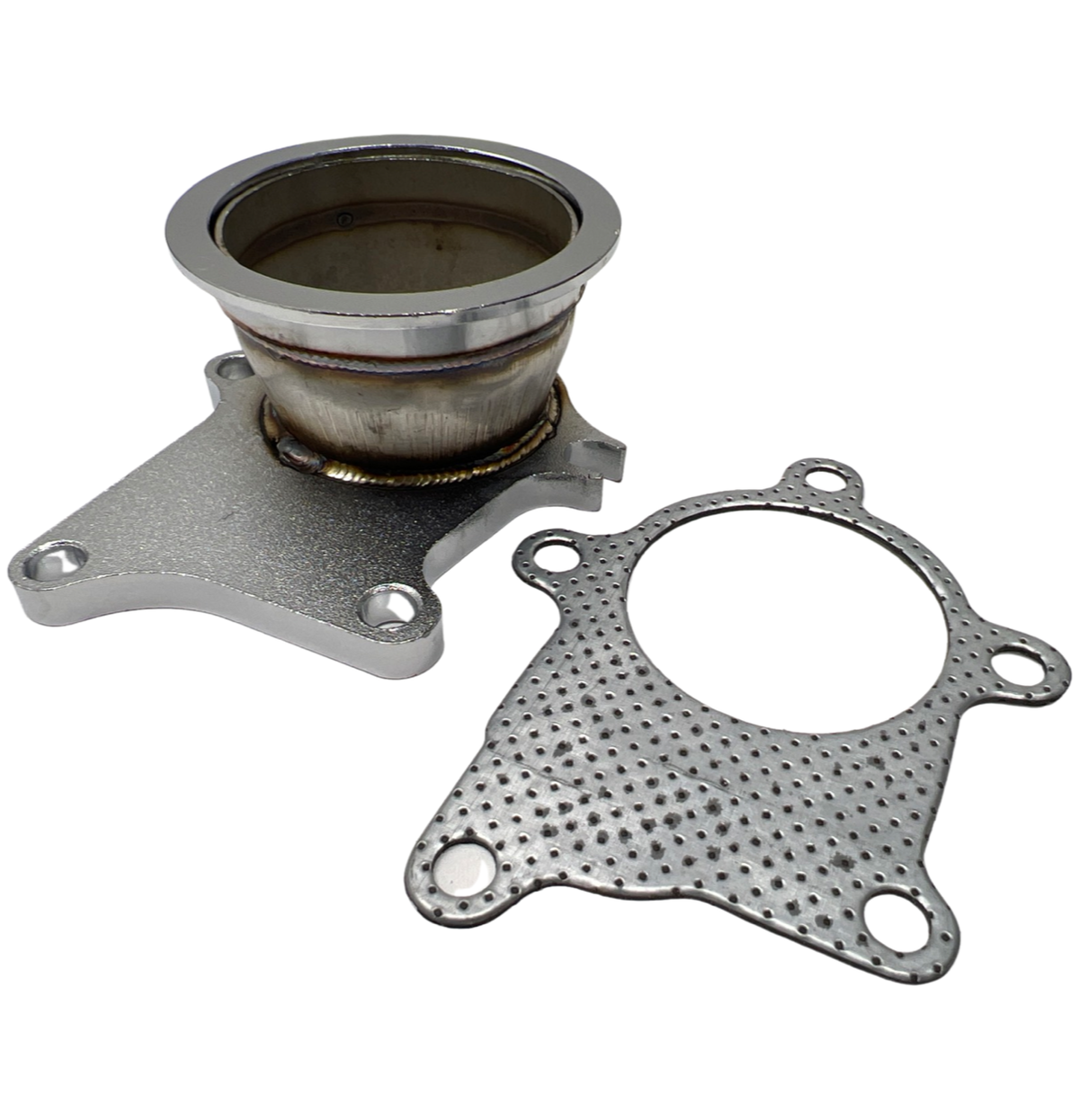 Bull Boost Performance 5 Bolt to 3" V-Band Flange Turbo Adaptor Stainless Steel Adapter For T3/T4...