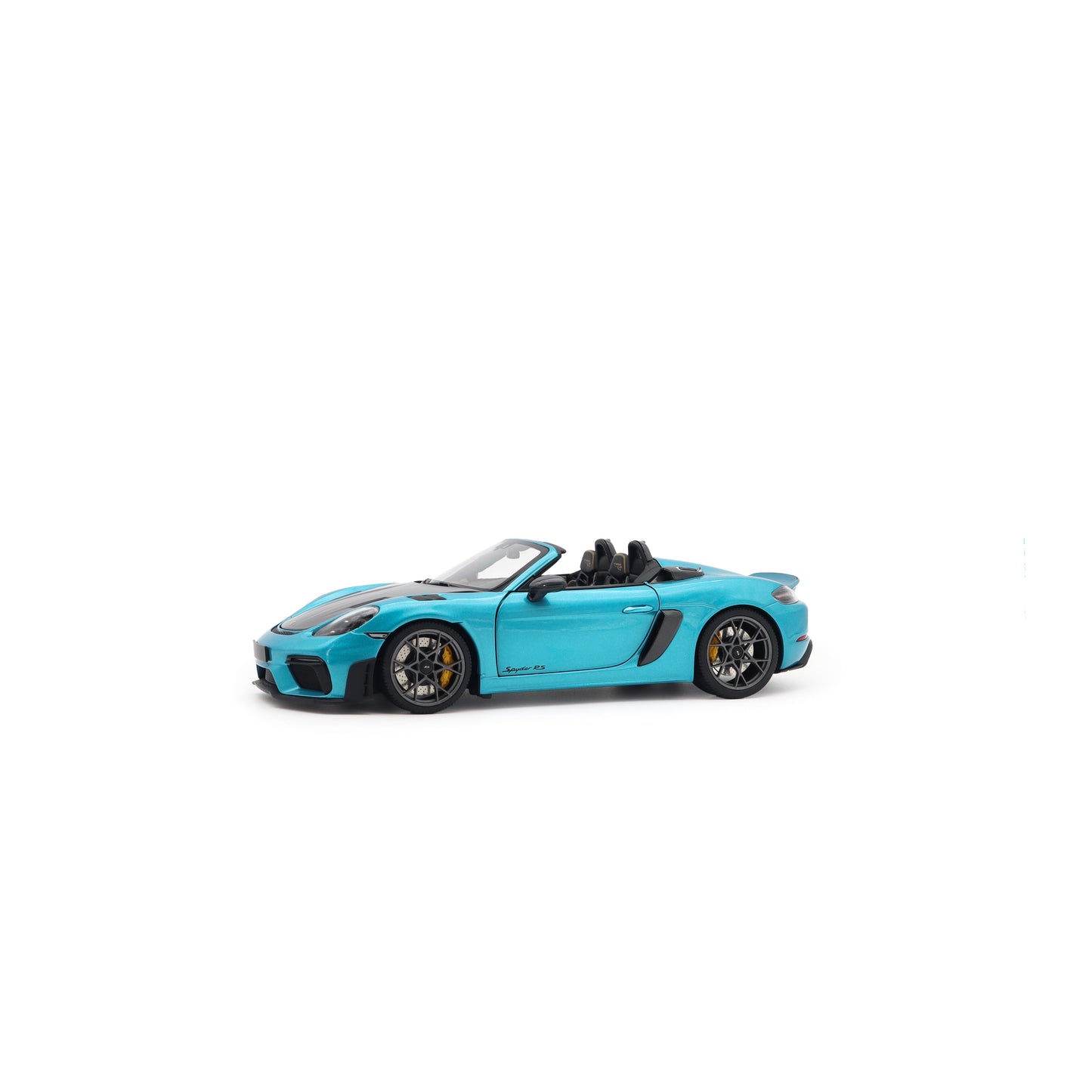 Minichamps 2024 Porsche 718 Cayman Spyder RS w/ Weissach Package Ipanema Blue 1:18