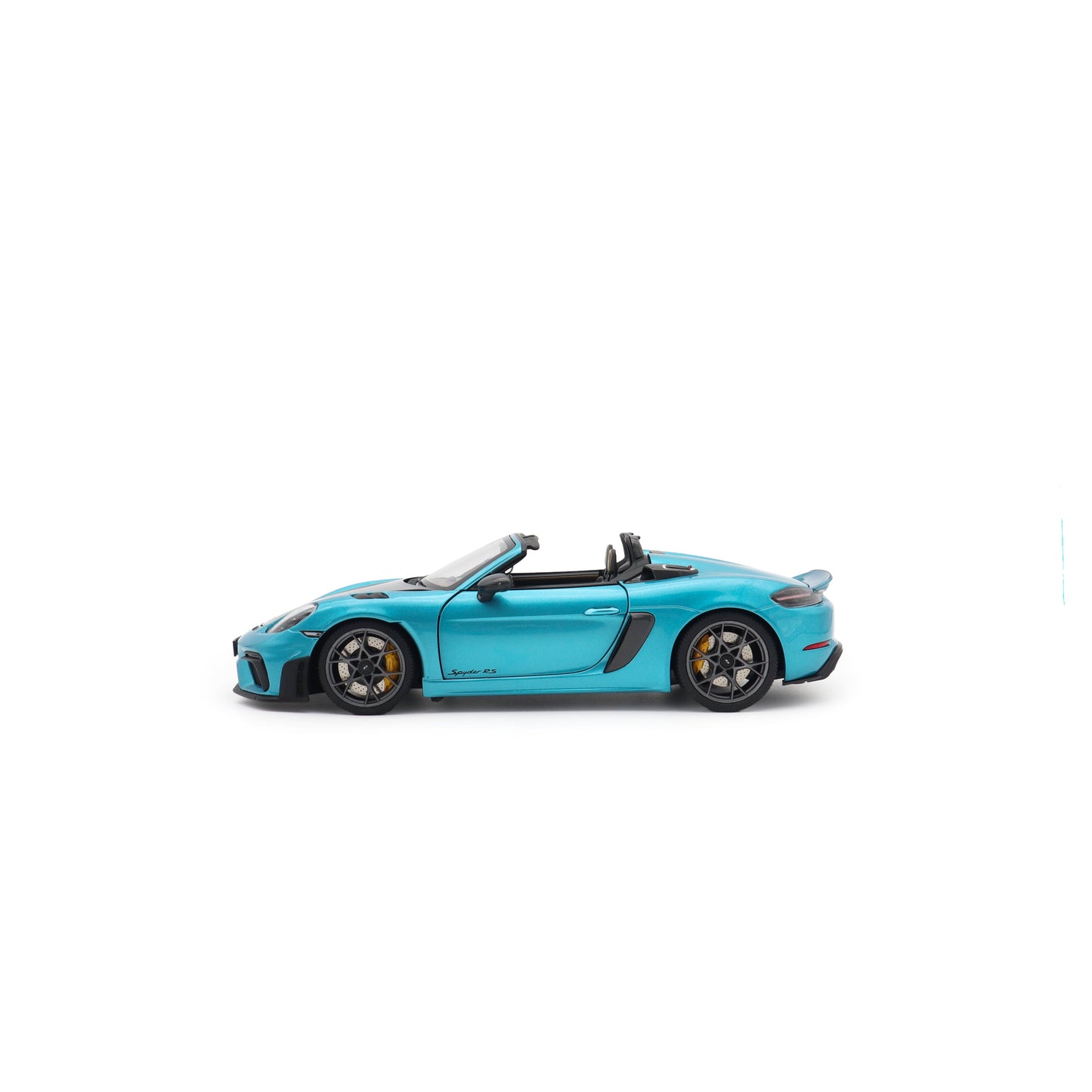 Minichamps 2024 Porsche 718 Cayman Spyder RS w/ Weissach Package Ipanema Blue 1:18