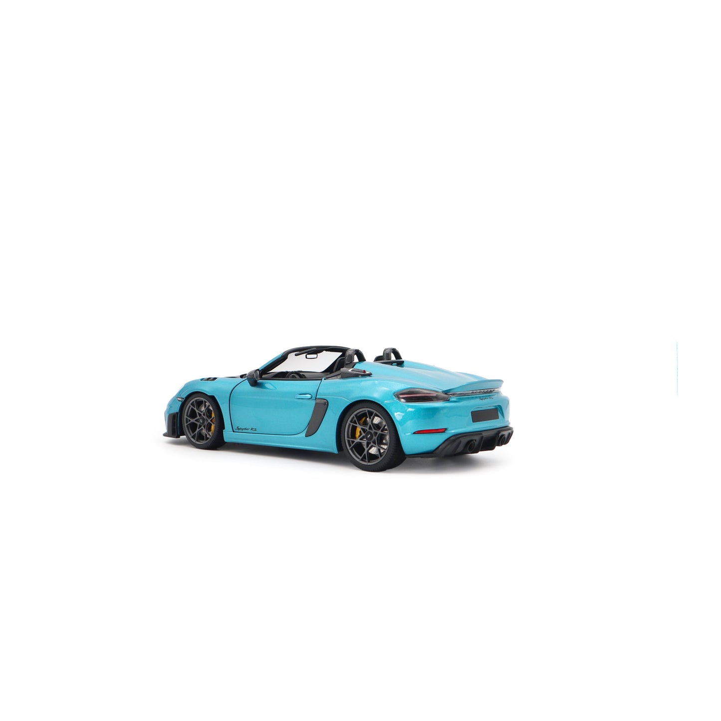 Minichamps 2024 Porsche 718 Cayman Spyder RS w/ Weissach Package Ipanema Blue 1:18