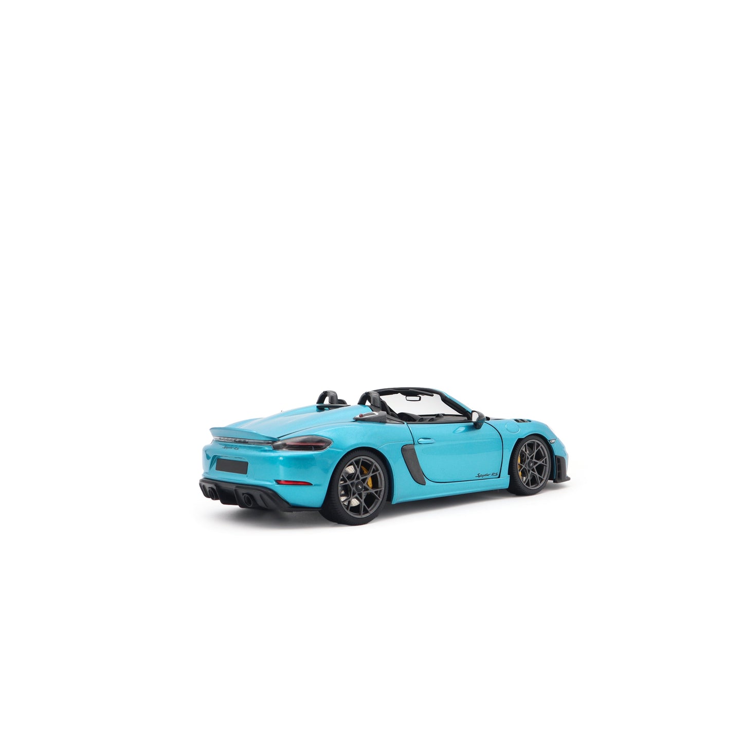 Minichamps 2024 Porsche 718 Cayman Spyder RS w/ Weissach Package Ipanema Blue 1:18