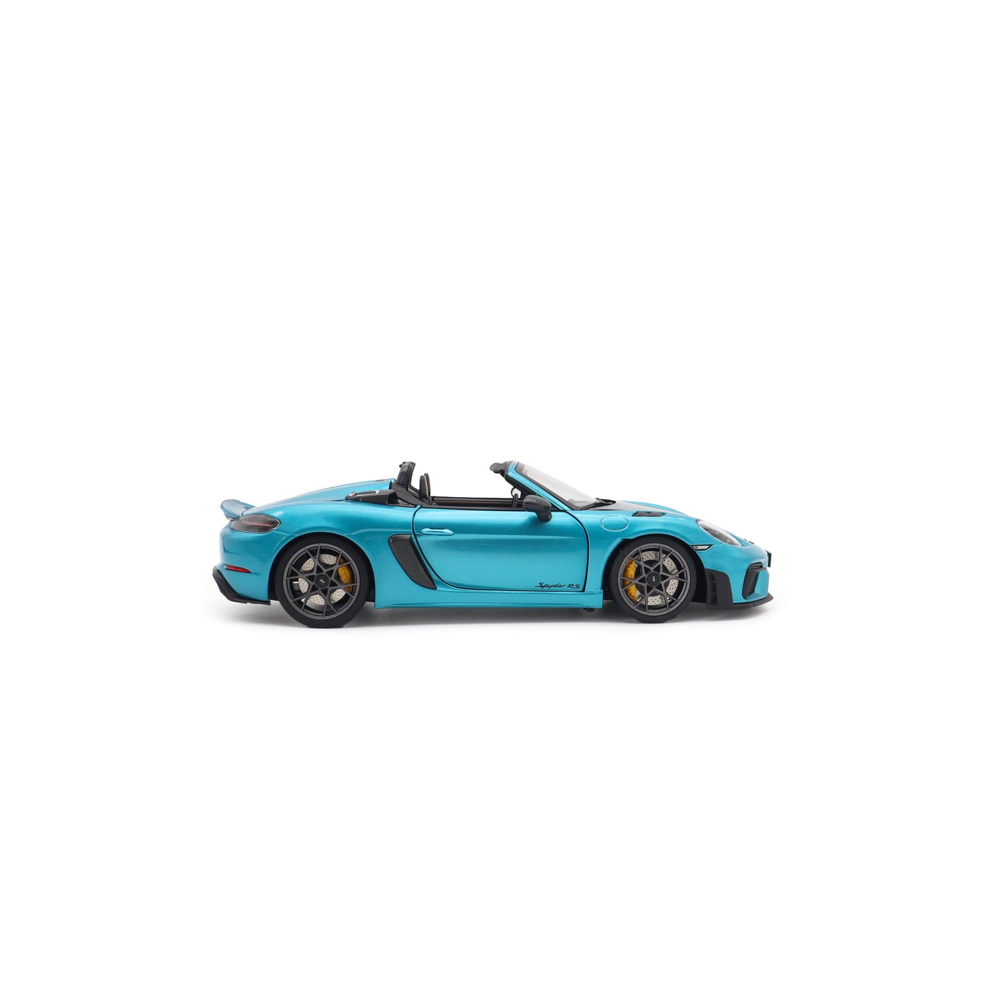 Minichamps 2024 Porsche 718 Cayman Spyder RS w/ Weissach Package Ipanema Blue 1:18