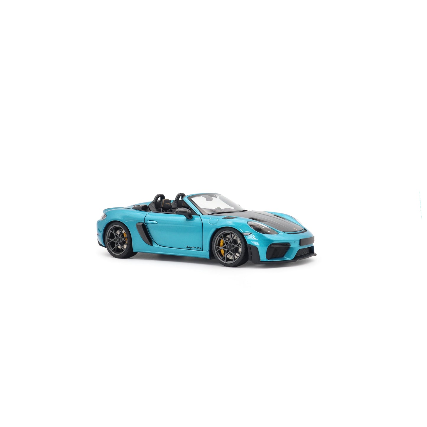 Minichamps 2024 Porsche 718 Cayman Spyder RS w/ Weissach Package Ipanema Blue 1:18