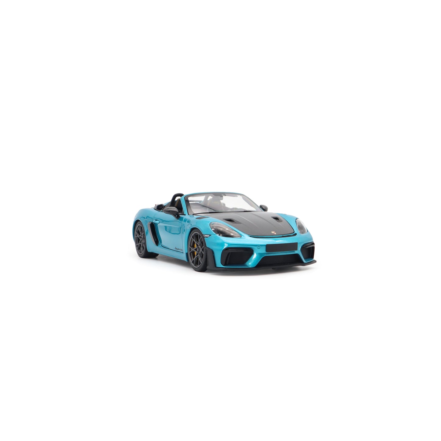 Minichamps 2024 Porsche 718 Cayman Spyder RS w/ Weissach Package Ipanema Blue 1:18