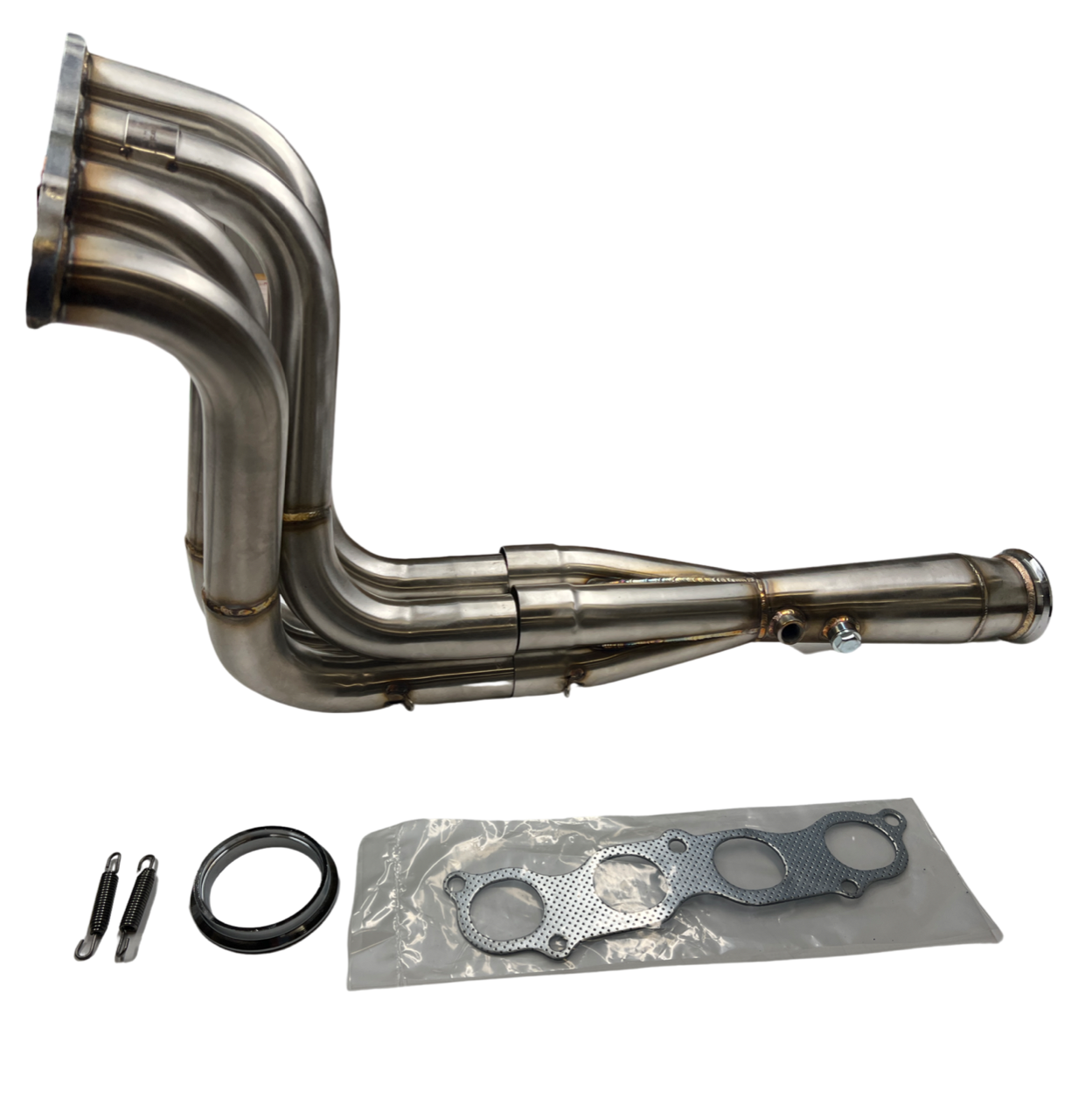 K Series K20 K24 Megaphone Pipe Header Exhaust 3" 4-1 Tri-Y EK EG DC2 Civic V Band Down Pipe