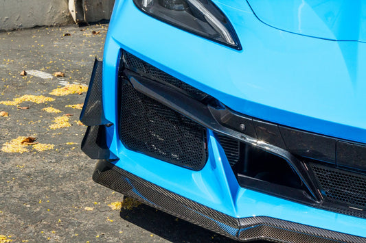 Carbon Fiber Front Bumper Canards - Chevrolet Corvette C8 Z06/ E Ray/ ZR1/ Grand sport
