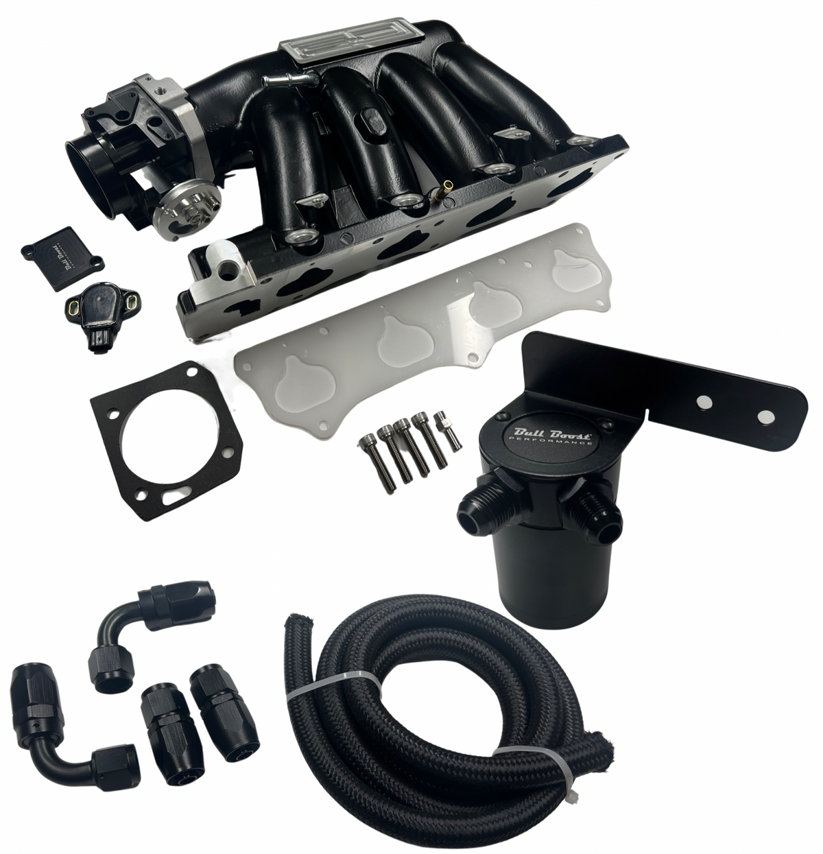 Bull Boost Performance K-series Intake Manifold 70MM Throttle Body Kit For Honda Acura Civic...