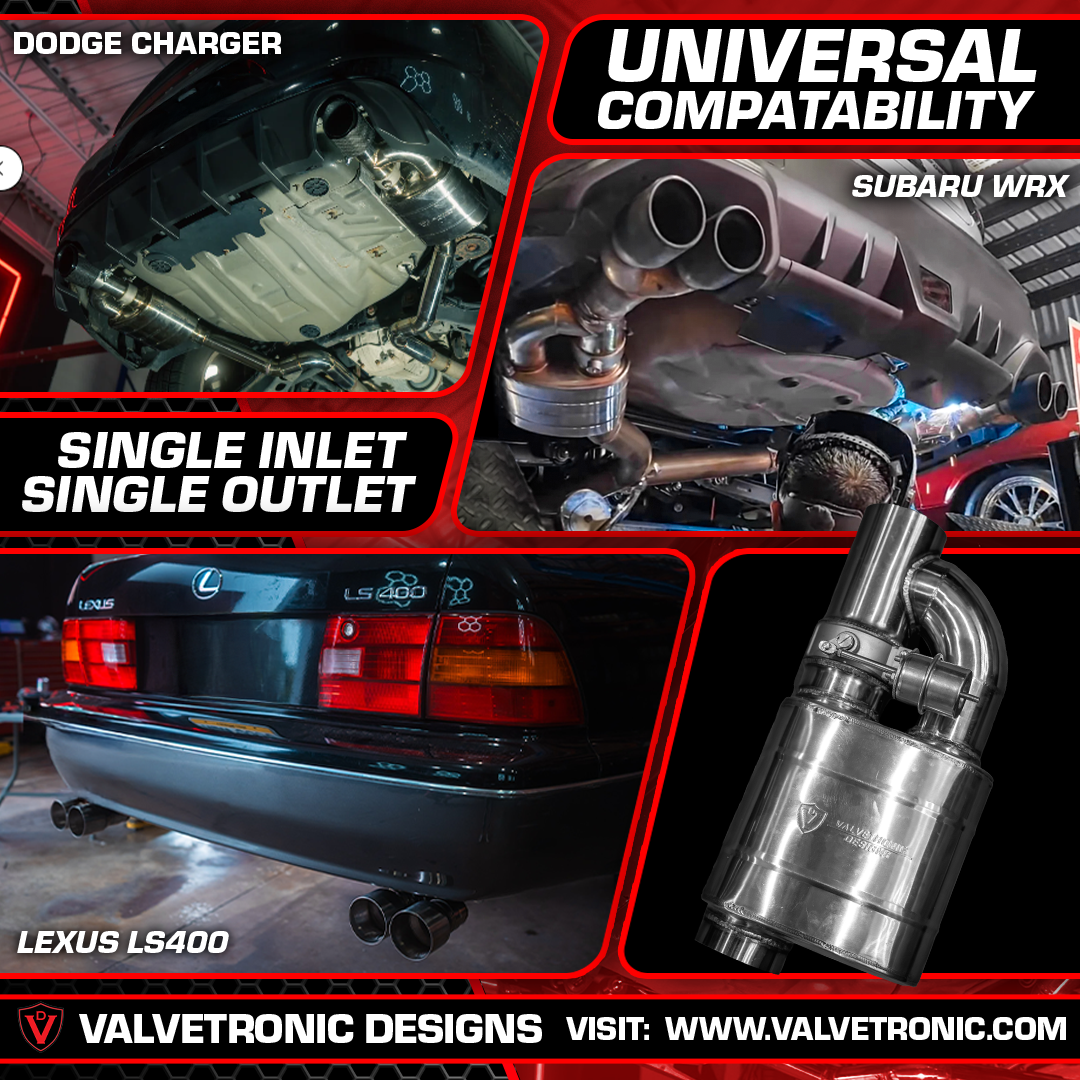 UNIVERSAL VALVED MUFFLER KIT