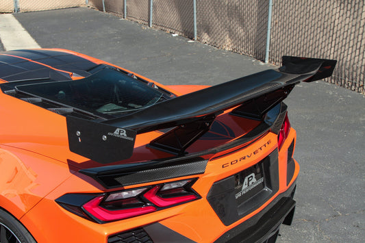 Chevrolet Corvette C8 Stingray Z51 GTC-500 Carbon Fiber Adjustable Wing