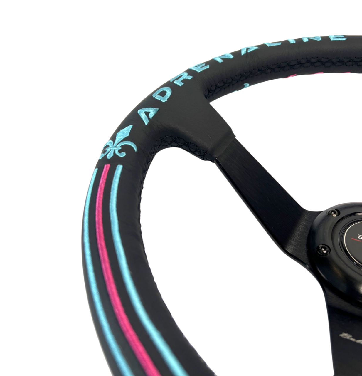 Leather 350mm Steering Wheel + Hub Adapter for Toyota Chaser KE70 AE71 AE82 AE86 Supra Corolla