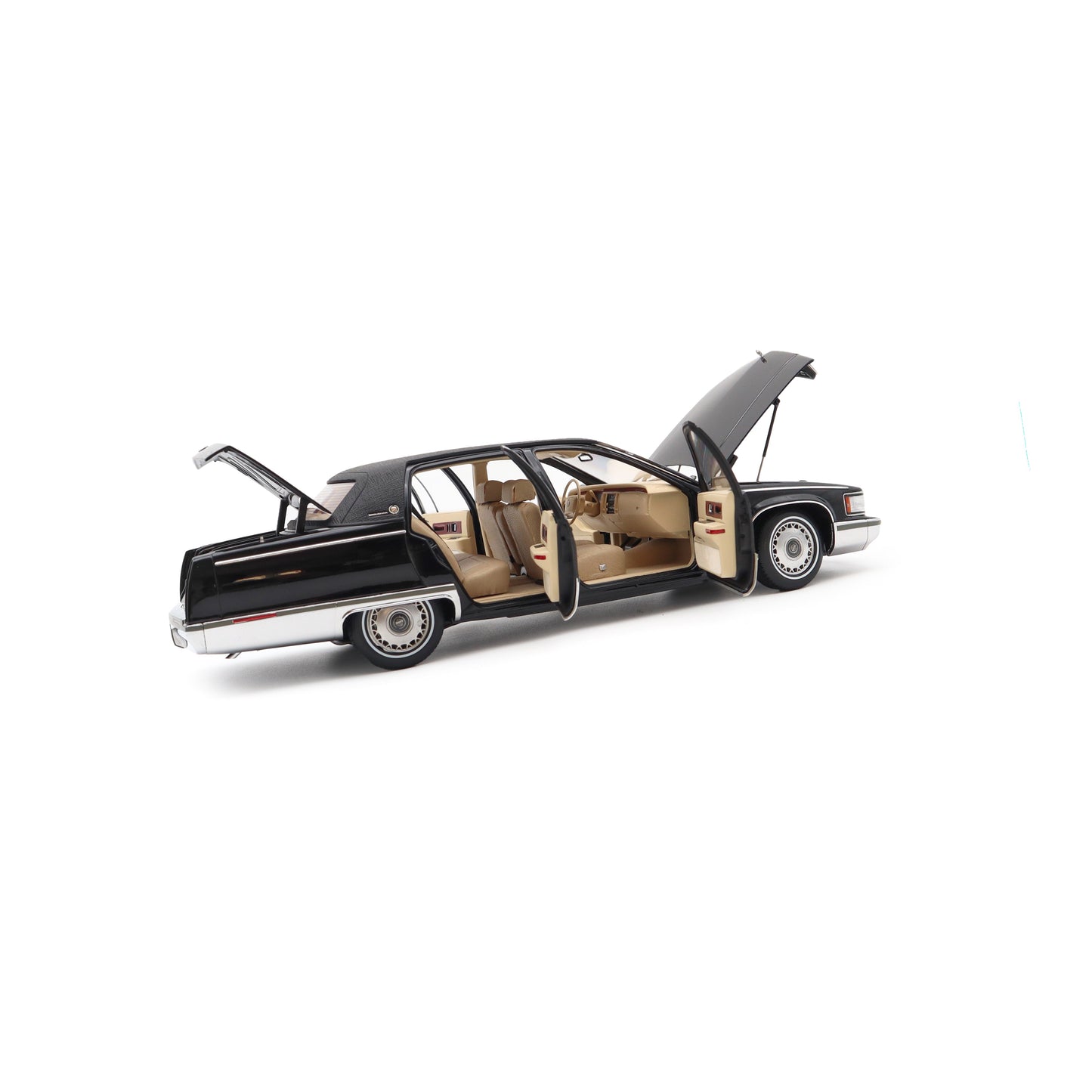Xiaoguang Model 1994 Cadillac Fleetwood Brougham Black 1:18