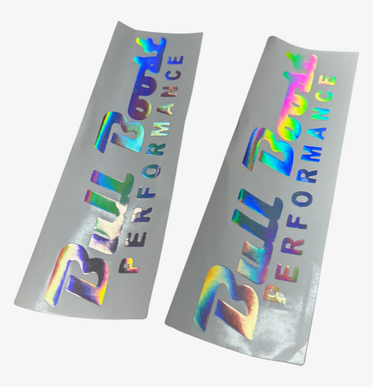 Bull Boost Performance Oil Slick Decal Vinyl Sticker 6x4 - View 2