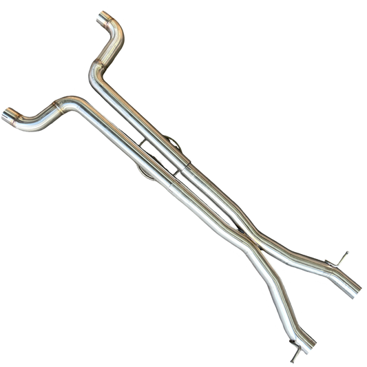 STRATEC SYSTEMS 3” Polished Track Catback Exhaust for 2016-2024 Chevy Camaro SS/ZL1/LT1 6.2L V8 -...