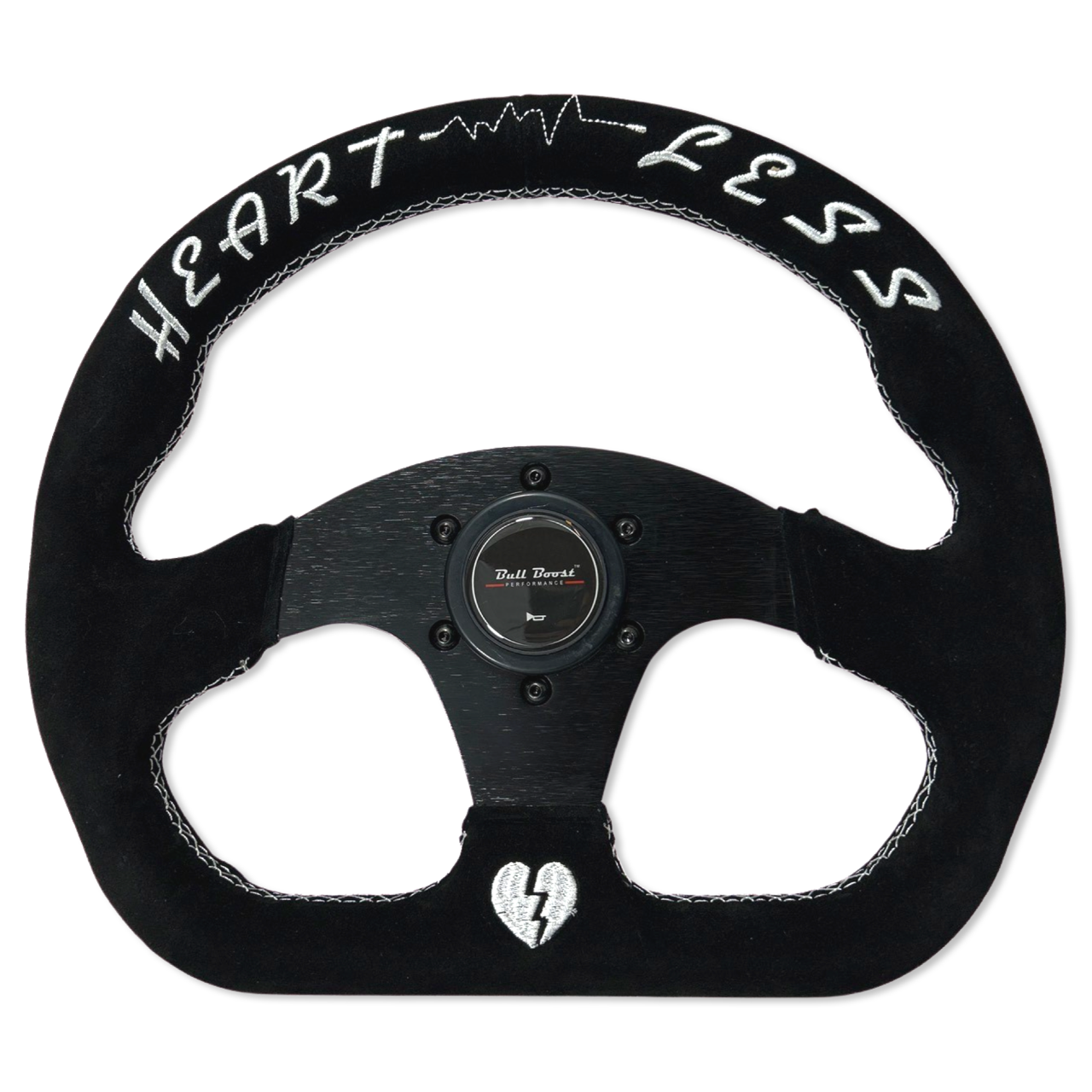 Heartbreak Quadro Suede Steering Wheel + Short Hub Adapter Kit For Honda Acura Civic EG Integra Accord Del Sol, CRX, Prelude
