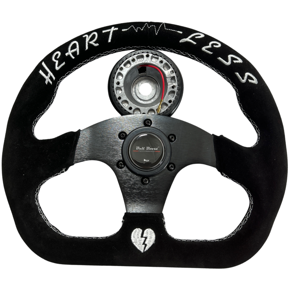 Bull Boost Performance Suede Heartbreak Quadro Steering Wheel Hub Adapter Kit For Subaru Impreza...