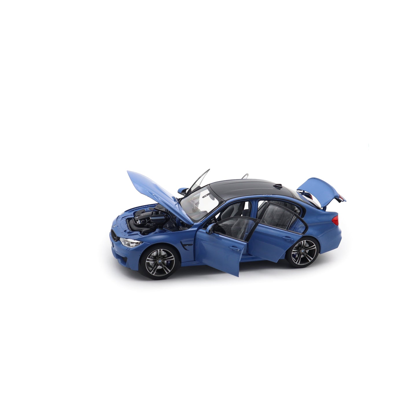 Norev 2017 BMW M3 (F80) Yas Marina Blue 1:18