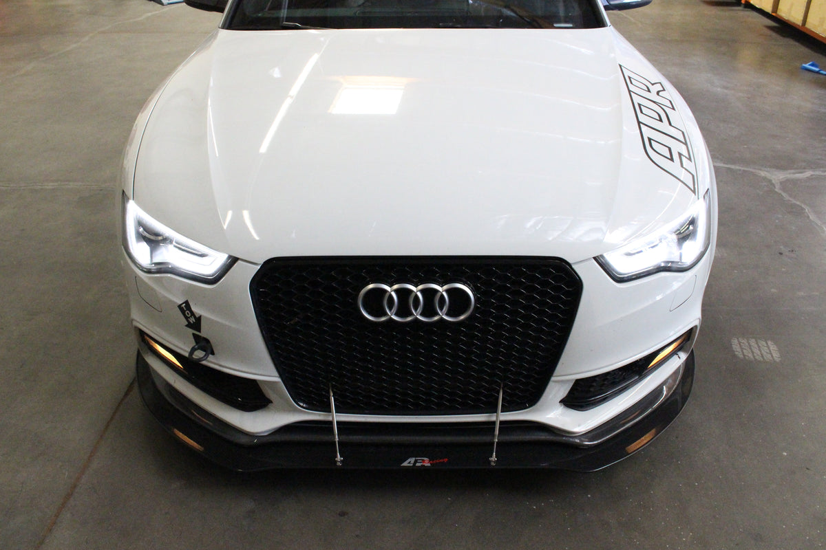 Audi S5 2008-2012 (Stock Bumper)- Carbon Fiber Front Wind Splitter