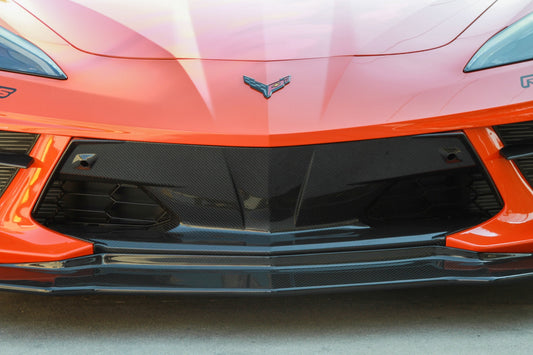 Chevrolet Corvette C8 Stingray Z51 Carbon Fiber Front Bumper Center Bezel