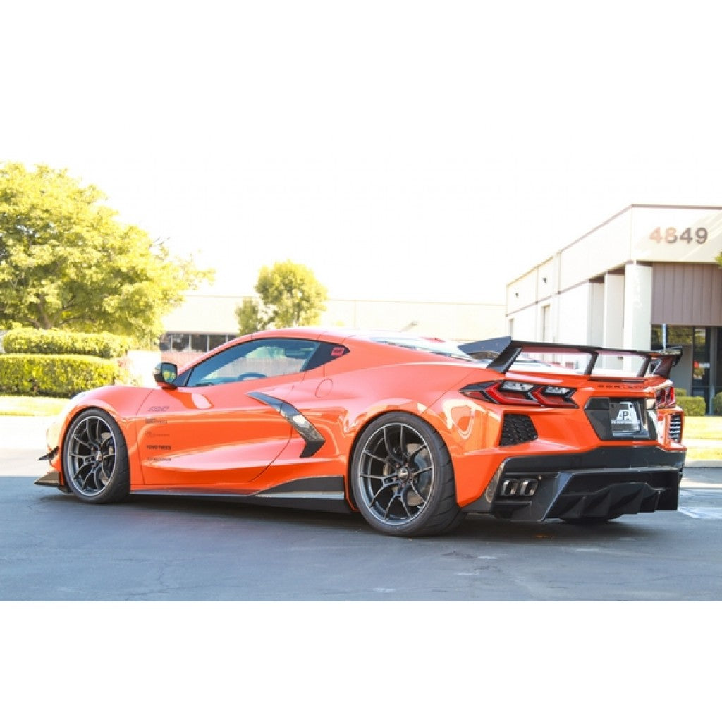 Carbon Fiber Rear Diffuser-Chevrolet Corvette C8 Stingray Z51
