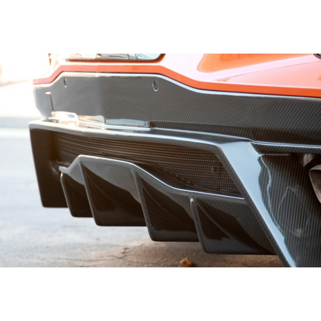 Carbon Fiber Rear Diffuser-Chevrolet Corvette C8 Stingray Z51