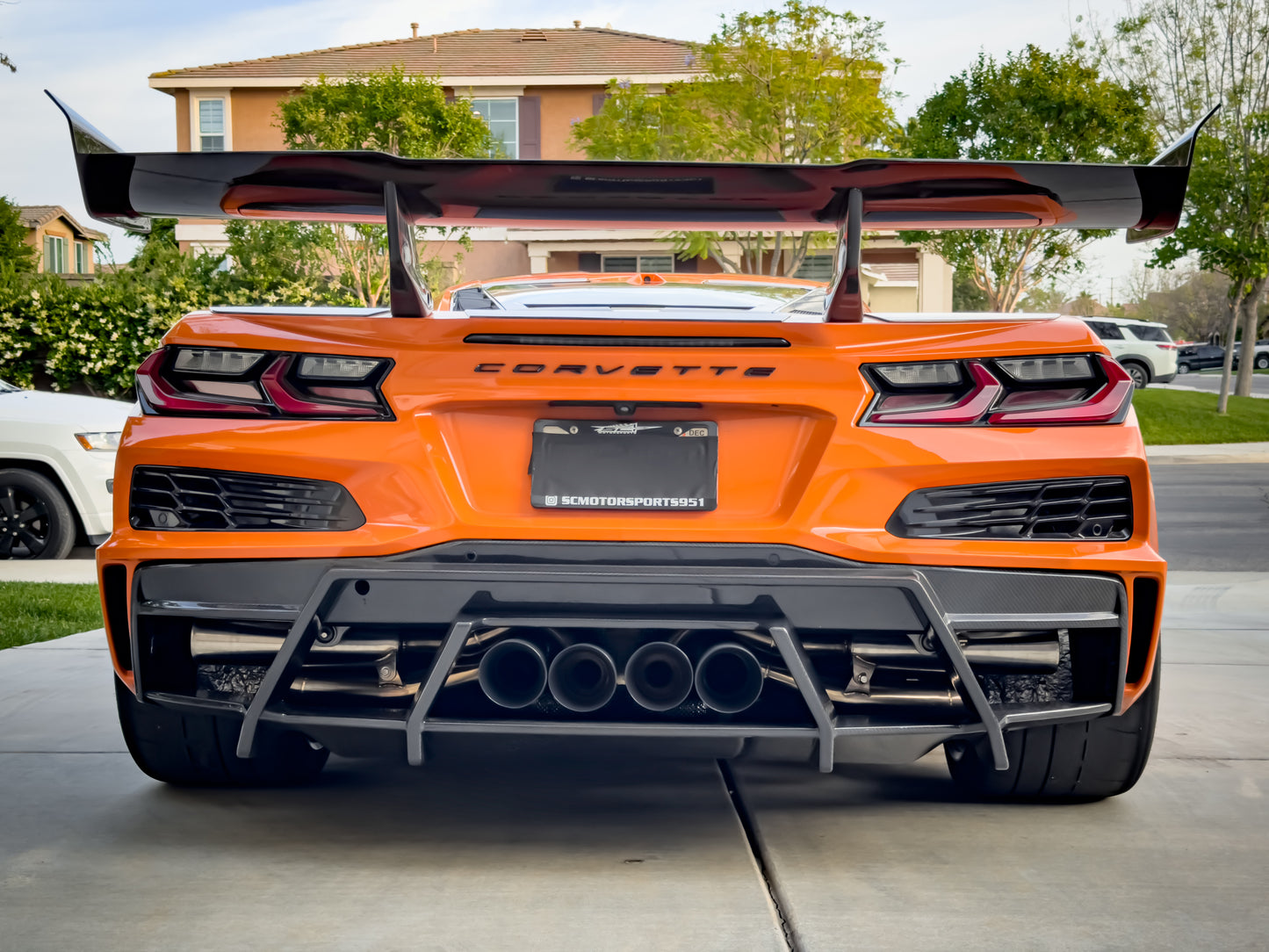 Z07R Rear Diffuser | C8 Z06/Eray/Stingray/ZR1/GS/GSX Fitment | 2x2 V Weave Carbon