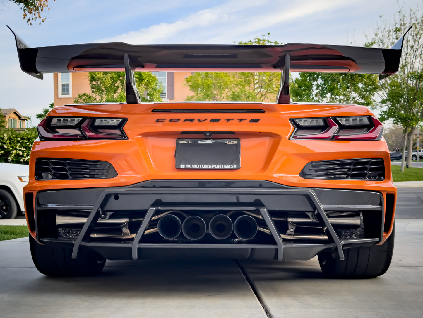 Z07R Rear Diffuser | C8 Z06/Eray/Stingray/ZR1/GS/GSX Fitment | 2x2 V Weave Carbon