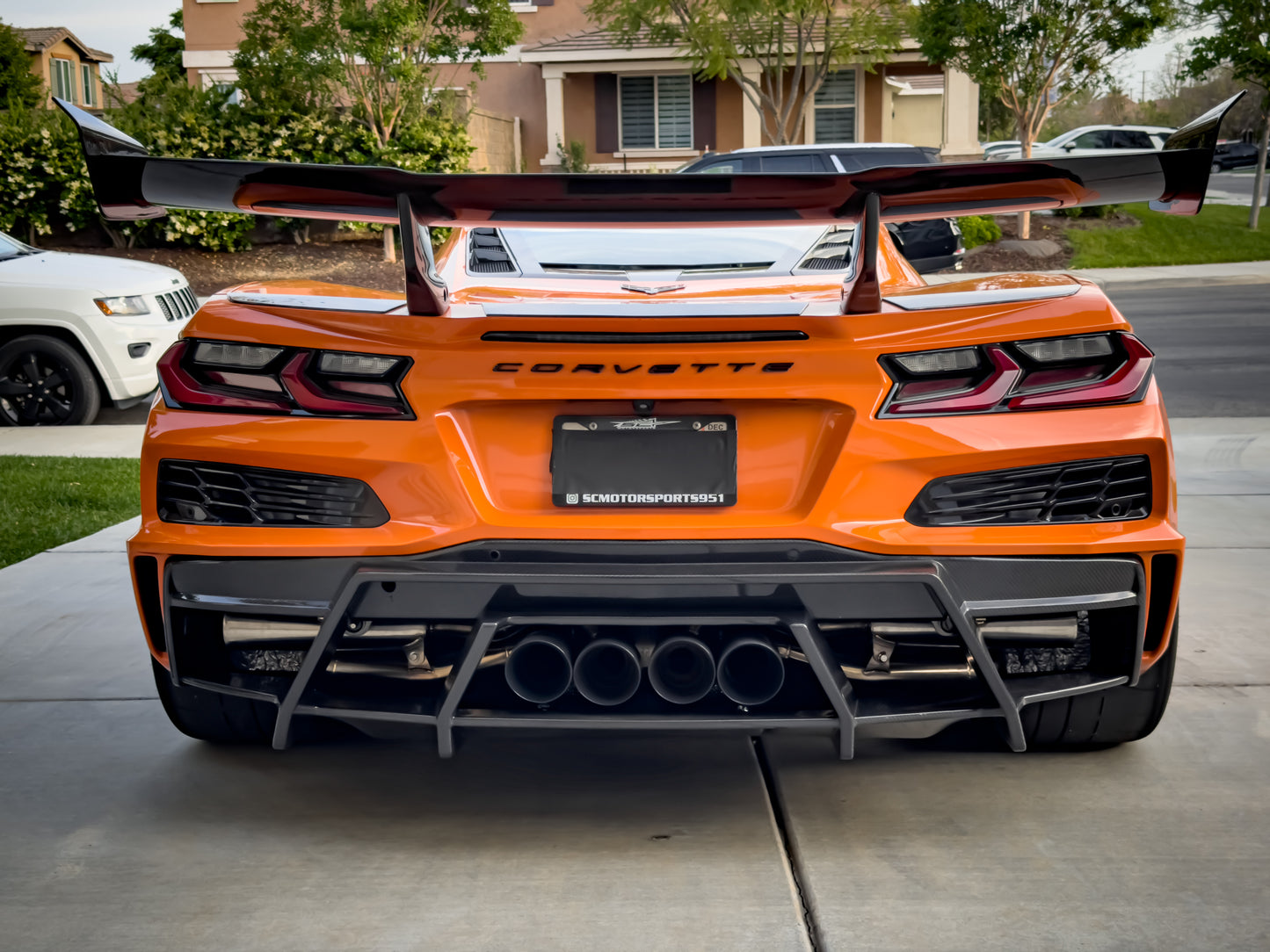 Z07R Rear Diffuser | C8 Z06/Eray/Stingray/ZR1/GS/GSX Fitment | 2x2 V Weave Carbon