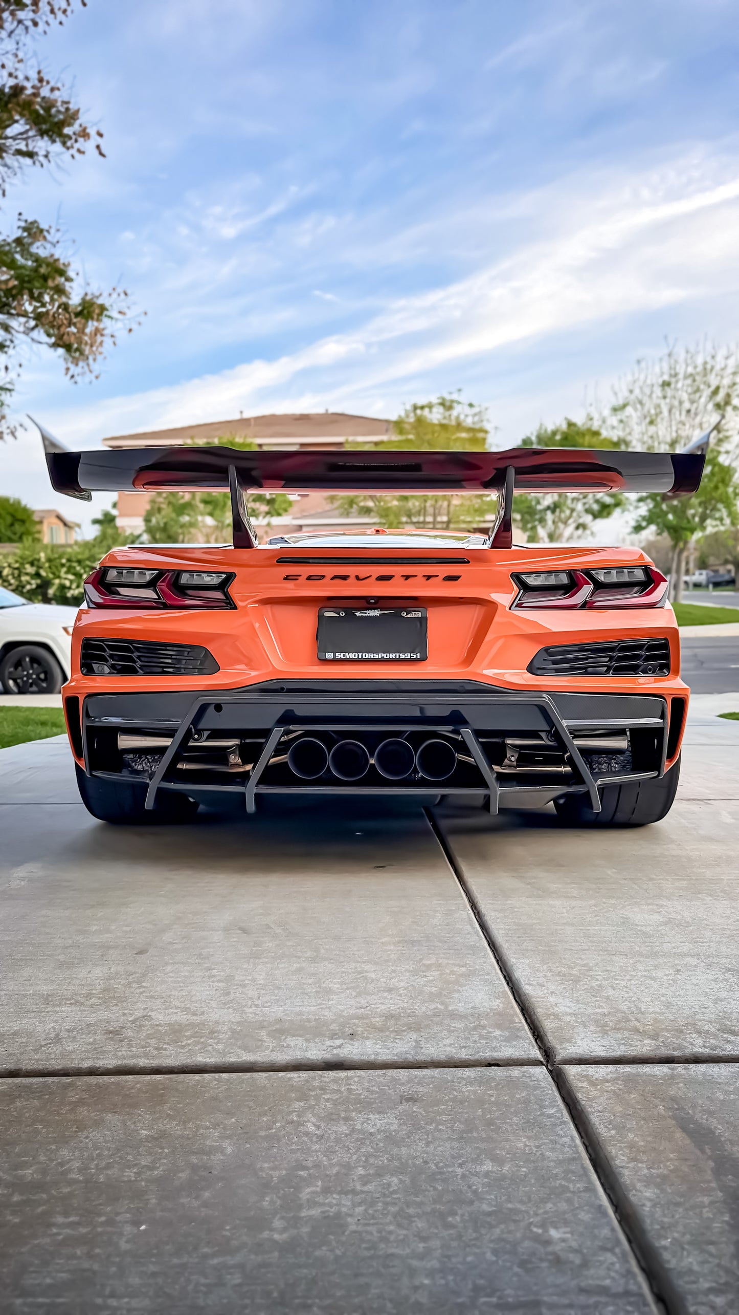 Z07R Rear Diffuser | C8 Z06/Eray/Stingray/ZR1/GS/GSX Fitment | 2x2 V Weave Carbon