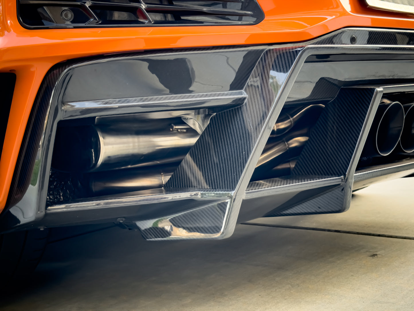Z07R Rear Diffuser | C8 Z06/Eray/Stingray/ZR1/GS/GSX Fitment | 2x2 V Weave Carbon