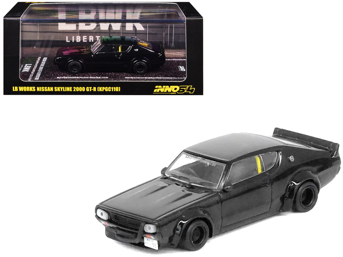 Rapid Vehicles Nissan Skyline 2000 GT-R (KPGC110) RHD (Right Hand Drive) "LB-Works" Black 1/64...