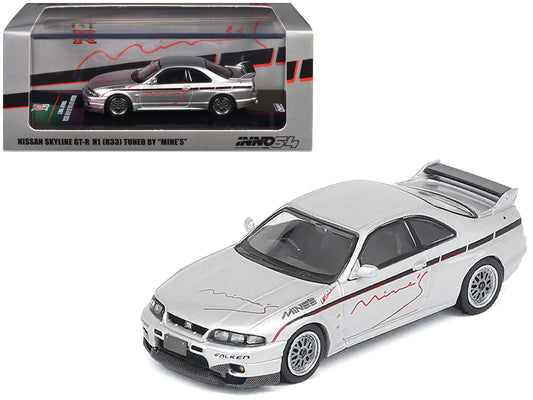 Rapid Vehicles Nissan Skyline GT-R N1 (R33) RHD (Right Hand Drive) "Tuned by Mine's" Silver 1/64...