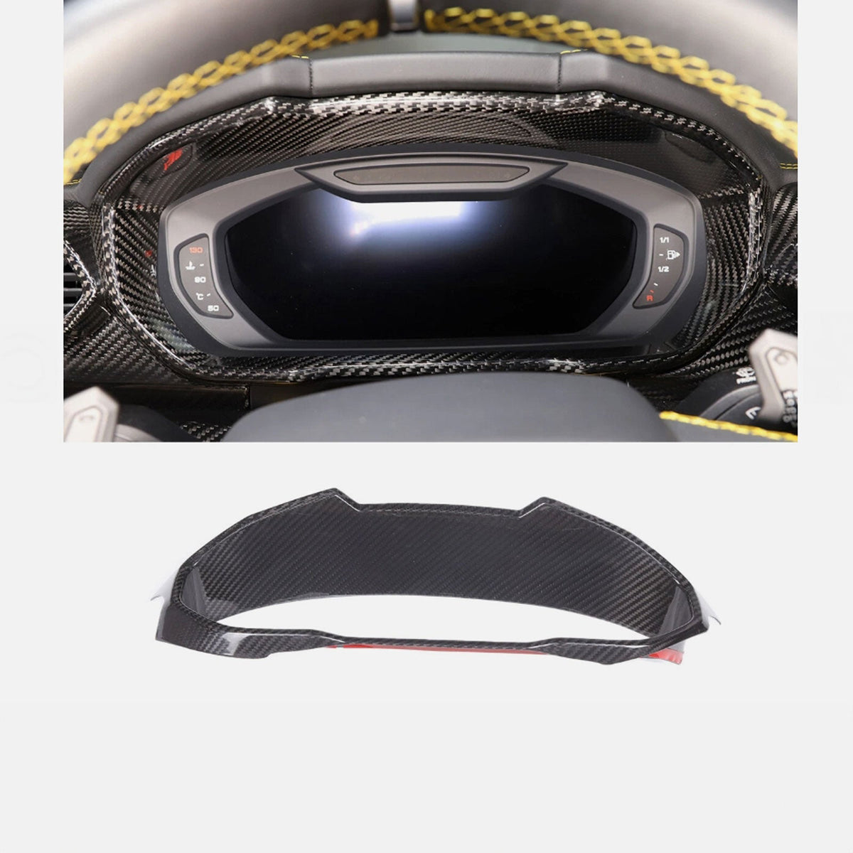 Bull Boost Performance Full Carbon Fiber Interior Trim Cover Set Fits Lamborghini URUS Lambo...