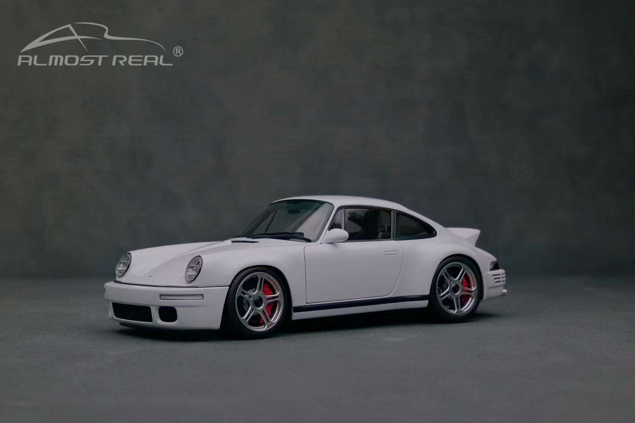 Almost-Real 2018 Porsche 911 RUF SCR Coupe White 1:18